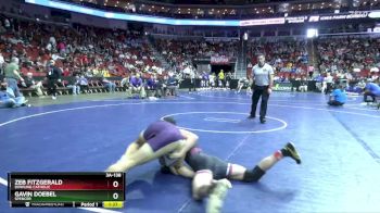 3A-138 lbs Champ. Round 1 - Zeb Fitzgerald, Dowling Catholic vs Gavin Doebel, Spencer