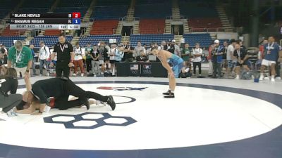 138 lbs Cons. Quarters - Blake Nevils, Idaho vs Shamus Regan, Florida