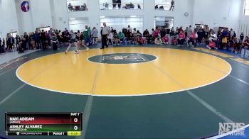 100 lbs Cons. Round 3 - Ashley Alvarez, Wakefield HS vs Navi Adidam, Langley