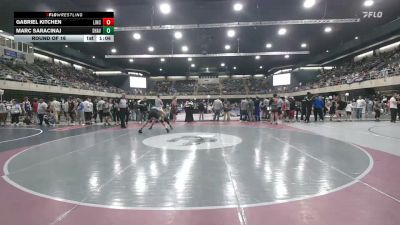 160 lbs Round Of 16 - Gabriel Kitchen, Lincoln University vs Marc Saracinaj, Shavertown