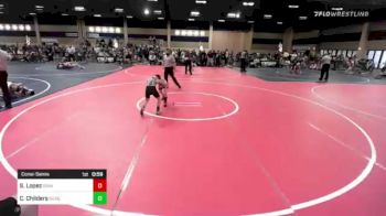 77 lbs Consolation - Samuel Lopez, Grindhouse WC vs Carson Childers, NexGen WC