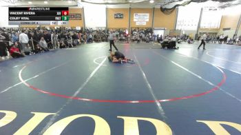 150 lbs Consi Of 4 - Vincent Rivera, Xavier vs Colby Vital, Ponaganset