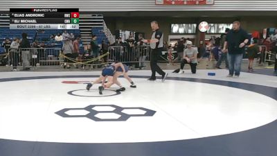 67 lbs Cons. Semis - Elias Andronic, Rochelle Wrestling Club vs Eli Michael, Contenders Wrestling Academy