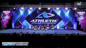 CheerFactor - Superstition [2026 L1 Youth - Small Day 2] 2026 Athletic Championships Grand Nationals