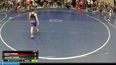 52-55 lbs Cons. Round 2 - Zackary Mayer, Fallon Outlaws Wrestling Club vs Hutch Nordin, Ravage