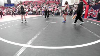 73-76 lbs Quarterfinal - Noah Nicely, Morris Wrestling Association vs Kolby Sweeney, Grover Rains Wrestling Club