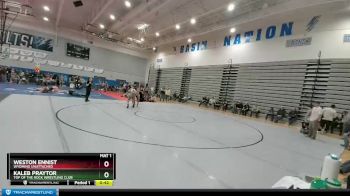 135 lbs 1st Place Match - Kaleb Praytor, Top Of The Rock Wrestling Club vs Weston Ennist, Wyoming Unattached