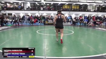 131 lbs Quarterfinal - Natasha Markoutsis, Aurora vs Hannah Arledge-Teran, Albion