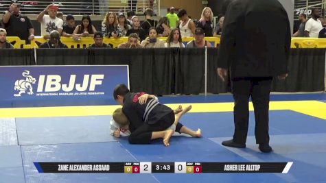 Zane Alexander Assaad vs Asher Lee Alltop 2025 Pan Kids Jiu-Jitsu IBJJF Championship