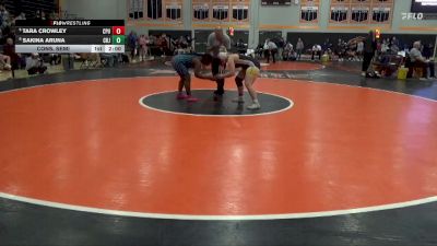 170 lbs Cons. Semi - Tara Crowley, Center Point-Urbana vs Sakina Aruna, Cedar Rapids Jefferson
