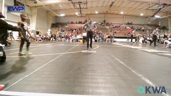 76 lbs Consi Of 4 - Josey Voss, Skiatook Youth Wrestling vs Bj Gahagan, Pin-King All Stars