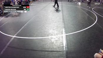 80 lbs Cons. Round 2 - Britton Blomstedt, McCook Youth Wrestling Club vs Mason Nelson, Wayne Wrestling Club