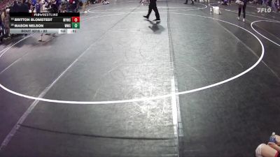 80 lbs Cons. Round 2 - Britton Blomstedt, McCook Youth Wrestling Club vs Mason Nelson, Wayne Wrestling Club