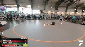 119 lbs Quarterfinal - Hazel Zamora, NXT Level Wrestling Academy vs Karis Smith, Bandit Combat Sports