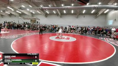 130 lbs Cons. Round 1 - Saidie Long, Berthoud vs Dyana Zamarripa, Englewood