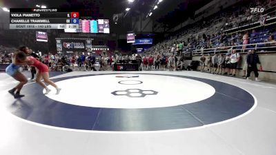 140 lbs Cons. Rd Of 64 - Viola Pianetto, IL vs Chanelle Trammell, OH