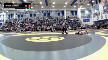 120 lbs Cons. Round 3 - Ronald Kaufman, Bluffton vs Ian Anderson, Dekalb
