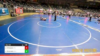 80 lbs Semifinal - John Alvarado, Apex vs Jaxon Gillespie, All-Phase Wrestling