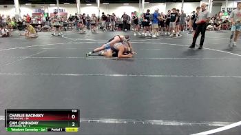 150 lbs Round 5 (6 Team) - Charlie Bacinsky, Validus WC vs Cam Cannaday, Outsiders WC