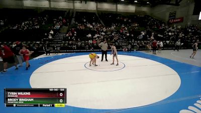 135 lbs Cons. Round 1 - Tyrin Wilkins, Ridgeline vs Brody Bingham, Mountain View