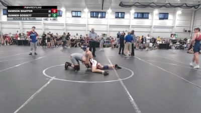 157 lbs Round 3 (6 Team) - Gunner Gossett, Garnett Trained vs Dawson Shaffer, All American