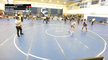 165 lbs Cons. Semi - Dylan Tirapelle, Clovis High vs Isaac Rosa, Rancho Bernardo Wrestling