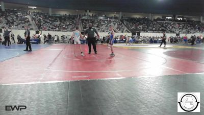 84 lbs Round Of 64 - Tillman Smith, Harrah vs Kace Moore, Collinsville Junior High