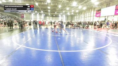 215 lbs Quarters - Odin Schwabenbauer, Ascend Wrestling Academy vs Logan Ullah, Big Cat Wrestling Club