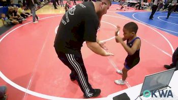 52 lbs Round Of 16 - Carson O'Neal, Owasso Takedown Club vs Lorenzo Hawkins, Tulsa Blue T Panthers