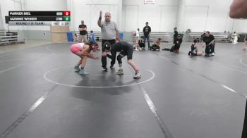 110 lbs Round 7 (8 Team) - Jazmine Weiner, CTWHALE Blue vs Parker Biel, Neighborhood Wrestling