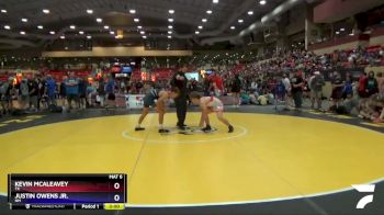 132 lbs Cons. Round 2 - Kevin McAleavey, TX vs Justin Owens Jr., NM
