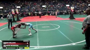 90 lbs Semifinal - Brandon Bickerton, AWRA vs Derion Williams, WSW1