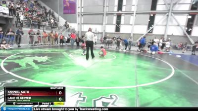 63 lbs Cons. Round 5 - Lane Plummer, Eastern Oregon Elite vs Yanniel Soto, Mat Demon WC