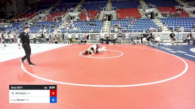 285 lbs Rnd Of 32 - Samuel Winkels, MN vs Jack Bauer, MN