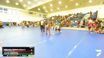 170 lbs Semifinal - Alyiah Sandoval, Santa Ana Wrestling Club vs Berlynn-terinah Solia-tago, Long Beach Poly HS