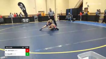 65 lbs Prelims - Michael Johnson, West Allegheny vs Rever Caudill, Warren