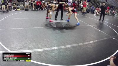 132 lbs Finals (8 Team) - Carter Kamanda, Kansas Anacondas vs Collin Fleck, North Dakota 2