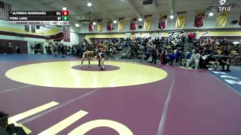 113 lbs Champ. Round 3 - Fidel Lara, Moreno Valley vs Alfredo Rodriguez, Hillcrest