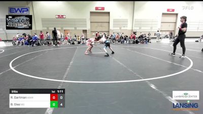 91 lbs Rr Rnd 4 - Ryan Gartman, Askren Wrestling Academy - (B) vs Boaz Diaz, Big Game Wrestling Club