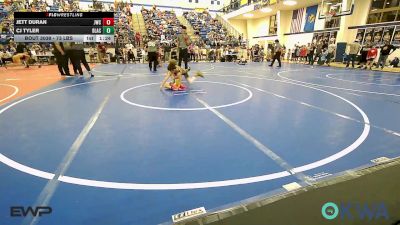 73 lbs Quarterfinal - Jett Duran, Jay Wrestling Club vs CJ Tyler, Black Fox Wrestling