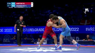 77 kg Repechage #2 - Malkhas Amoyan, Armenia vs Tamerlan Shadukayev, Kazakhstan