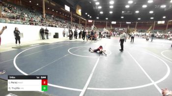 54 lbs Quarterfinal - Isaiah Perez, Martinez School Of Wrestling vs Cyrus Trujillo, Las Vegas Junior Wrestling