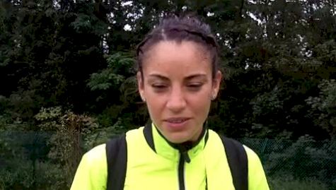 Angela Bizzarri after 1500 and her Euro Summer Liege Meeting 2011 - Meeting International d'athletisme de la Province de Liege