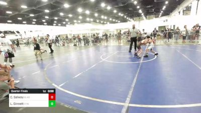 62 lbs Quarterfinal - Chayton Salway, Gladiator Wrestling Academy vs Levi Ginnett, Cyw