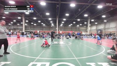 70 lbs Rr Rnd 8 - Daxon Bench, South Hills Wrestling Academy - BK8 vs Tyler Foreman, Freakztyle Wrestling - BK8