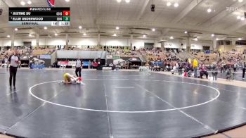 Girls 107 lbs Semifinal - Ellie Underwood, Seymour High School vs Justine Su, Collierville High School