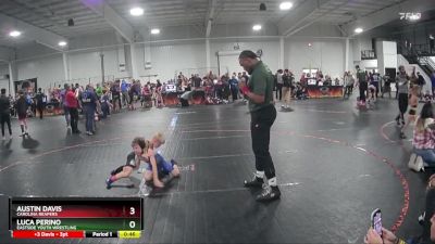 60/65 Round 4 - Luca Perino, Eastside Youth Wrestling vs Austin Davis, Carolina Reapers