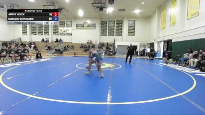 180 lbs Finals (2 Team) - Natalie Gonzales, Westcliff vs Abbie Hock, Vanguard