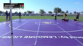 141 lbs Champ. Round 2 - Shelby Cannon, Victor Valley College vs Josiah Sandoval, Sacramento City College