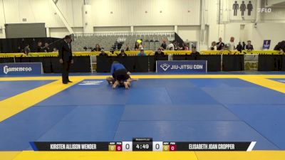 Elisabeth Joan Cropper vs Kirsten Allison Wender 2025 World IBJJF Jiu-Jitsu No-Gi Championship